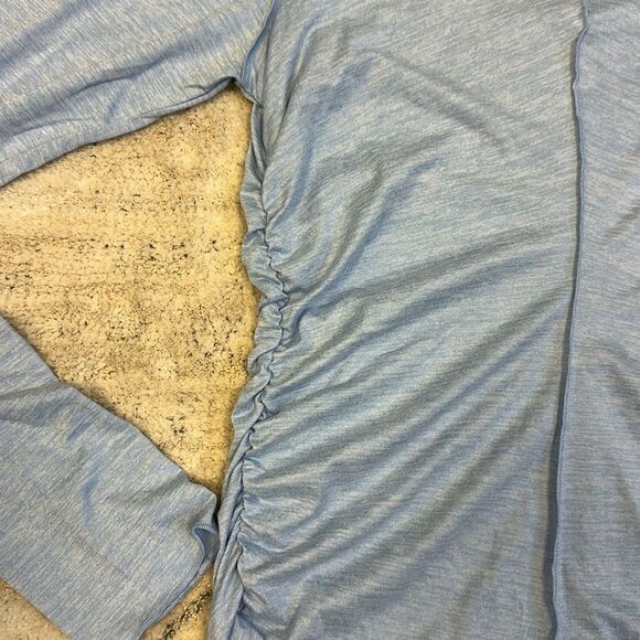 Free People Movement X HATCH Right On Run Layer Large Top Light Blue Maternity - Picture 5 of 6